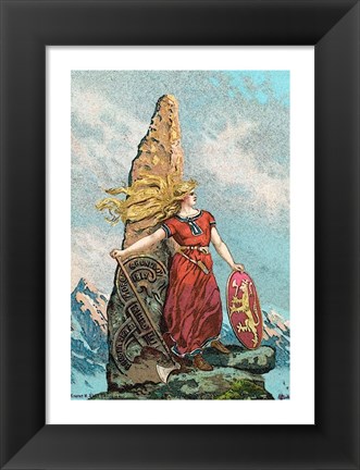 Framed Nationalism Viking Cultivation Print