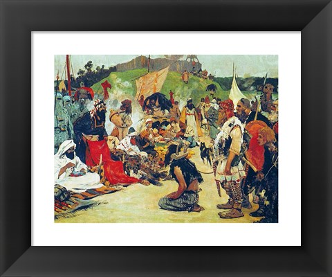 Framed Trade Negotiations in the Country of Eastern Slavs Print