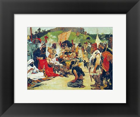 Framed Trade Negotiations in the Country of Eastern Slavs Print