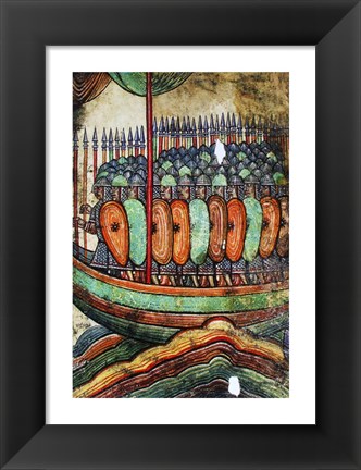 Framed Viking Kite Print