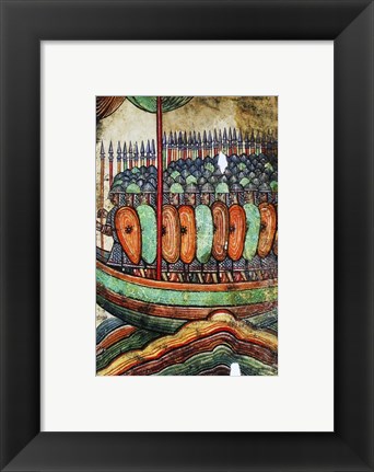 Framed Viking Kite Print