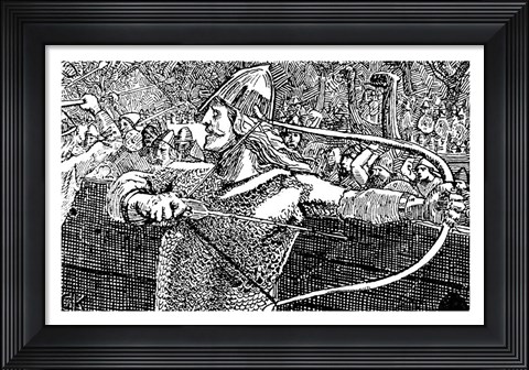 Framed For Weak, Too Weak is the King Bow Print