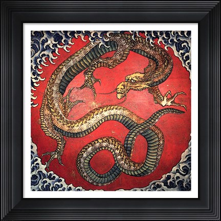 Framed Dragon Print
