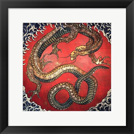 Framed Dragon Print