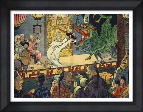 Framed Chinese Play Print