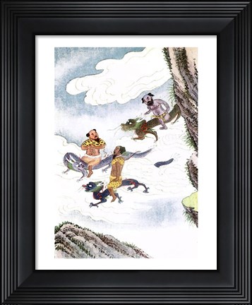 Framed Dragon Gods Print