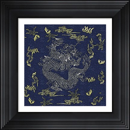Framed Dragon Flag Print