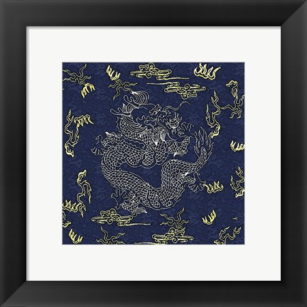 Framed Dragon Flag Print