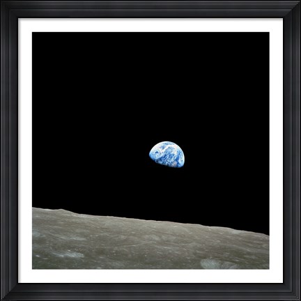 Framed Earthrise Print