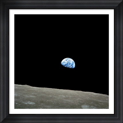 Framed Earthrise Print