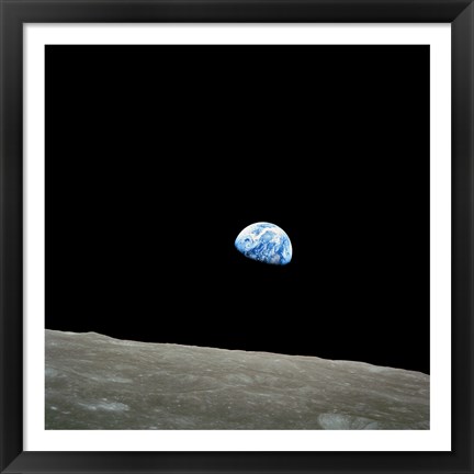 Framed Earthrise Print