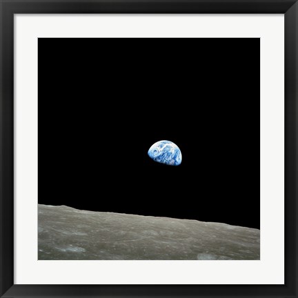 Framed Earthrise Print