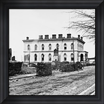 Framed Richmond, Va. Building Print
