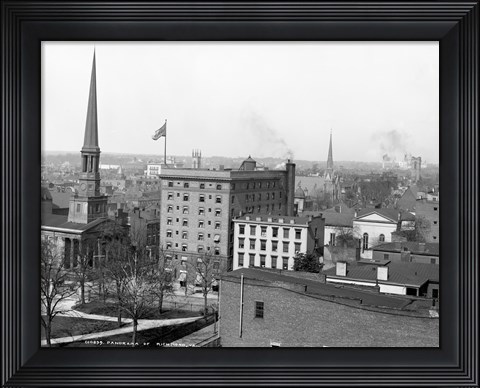 Framed Richmond, Va. photograph Print
