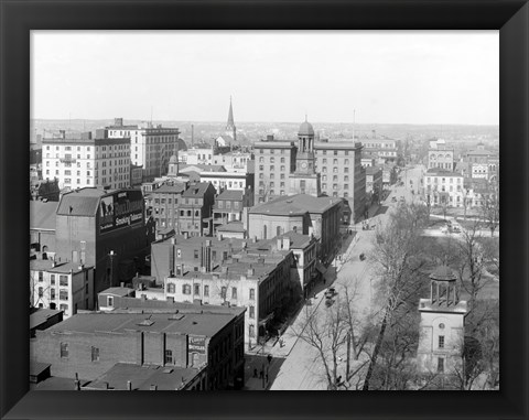 Framed Richmond, Va. Top view Print