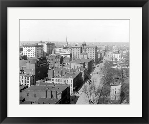 Framed Richmond, Va. Top view Print