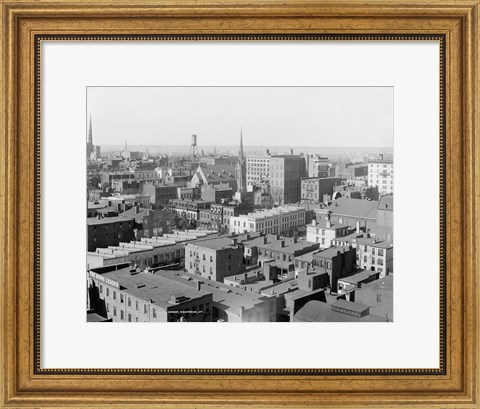 Framed Richmond, Va. black &amp; white photo Print