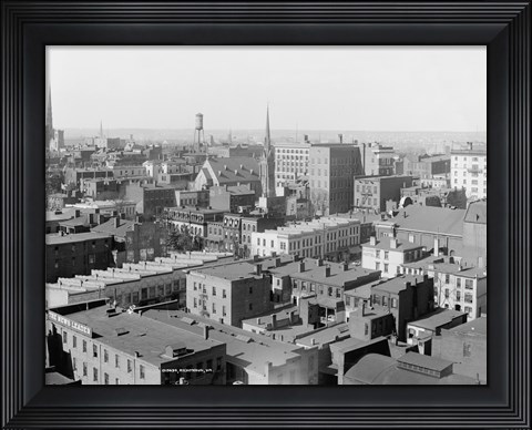 Framed Richmond, Va. black &amp; white photo Print