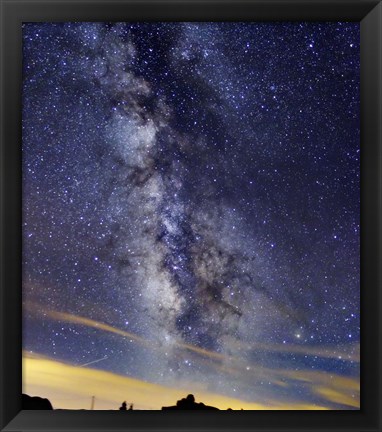 Framed Milky Way in Serra da Estrela, Portugal Print