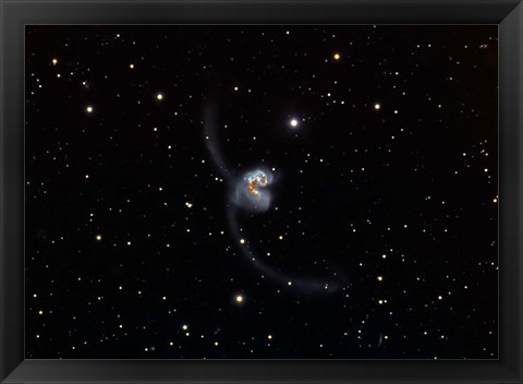 Framed Antennae (NGC 4038 and 4039), interacting pair of galaxies in Corvus Print