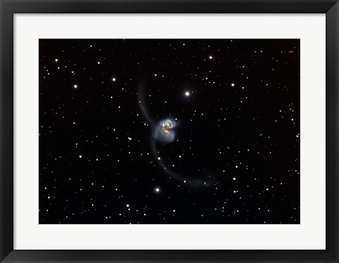 Framed Antennae (NGC 4038 and 4039), interacting pair of galaxies in Corvus Print