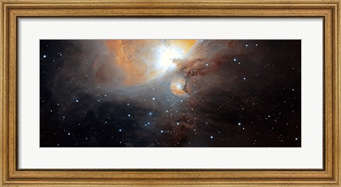 Framed Part of the M42 nebula in Orion Print