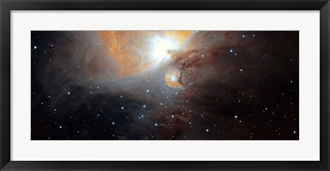 Framed Part of the M42 nebula in Orion Print