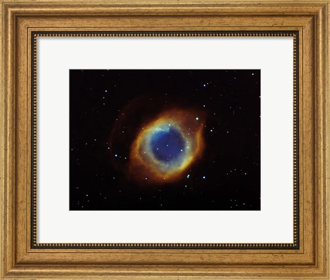 Framed Helix nebula in Aquarius (NGC 7293) Print