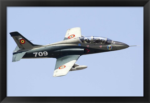 Framed Romanian Air IForce AR-99 Soim jet trainer Print