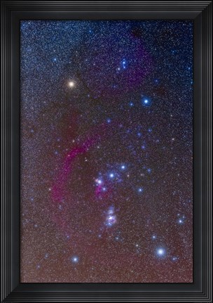Framed Orion constellation Print