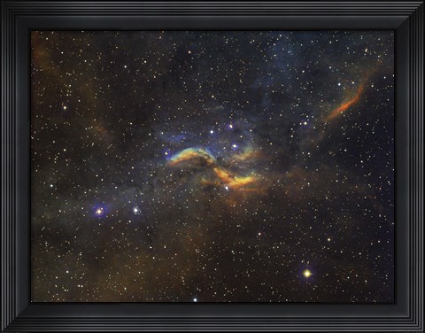 Framed Propeller Nebula Print