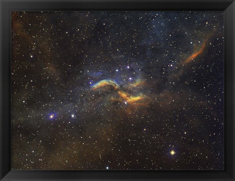 Framed Propeller Nebula Print