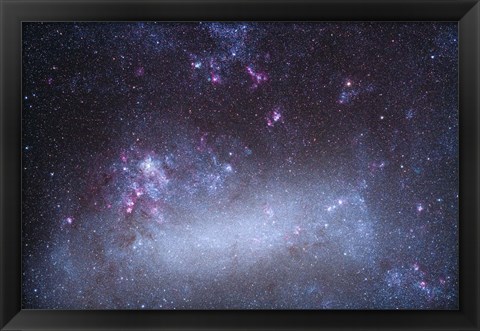 Framed Tarantula Nebula in the Large Magellanic Cloud Print