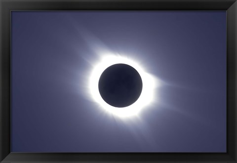 Framed Total solar eclipse Print