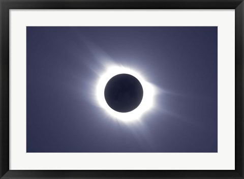 Framed Total solar eclipse Print