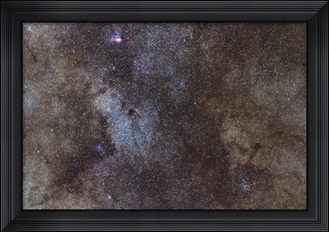 Framed Widefield view of the Sagittarius Star Cloud Print