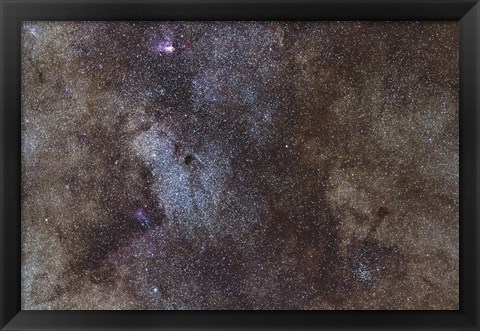 Framed Widefield view of the Sagittarius Star Cloud Print