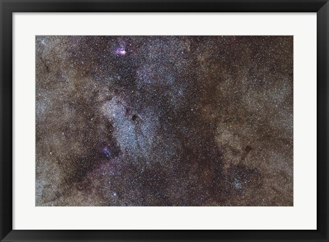 Framed Widefield view of the Sagittarius Star Cloud Print