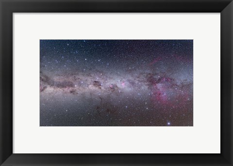 Framed Mosaic of the southern Milky Way from Vela to Centaurus Print