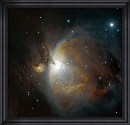 Framed M42 nebula in Orion Print