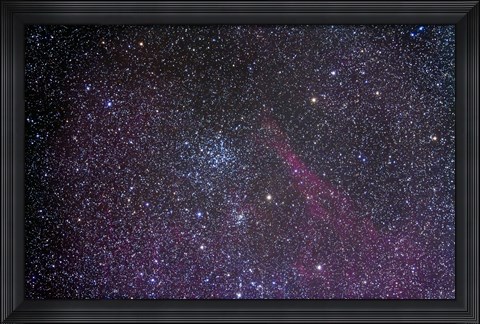 Framed Open cluster Messier 38 in the constellation Auriga Print