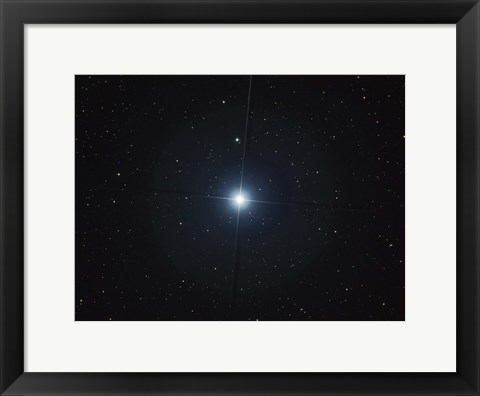 Framed Rigel is the brightest star in the constellation Orion Print