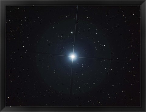 Framed Rigel is the brightest star in the constellation Orion Print