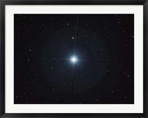 Framed Rigel is the brightest star in the constellation Orion Print