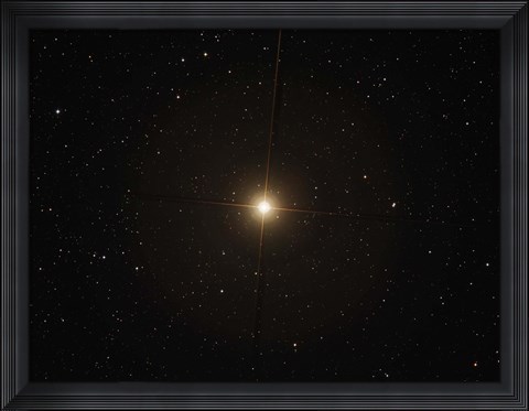 Framed red supergiant Betelgeuse Print