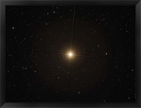 Framed red supergiant Betelgeuse Print