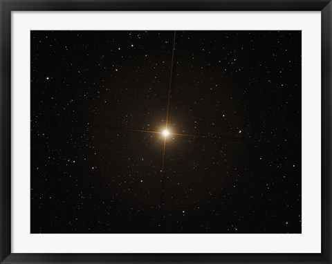 Framed red supergiant Betelgeuse Print