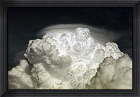 Framed Cumulus Congestus cloud with Pileus Print