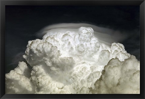 Framed Cumulus Congestus cloud with Pileus Print