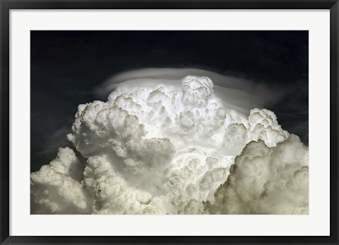 Framed Cumulus Congestus cloud with Pileus Print